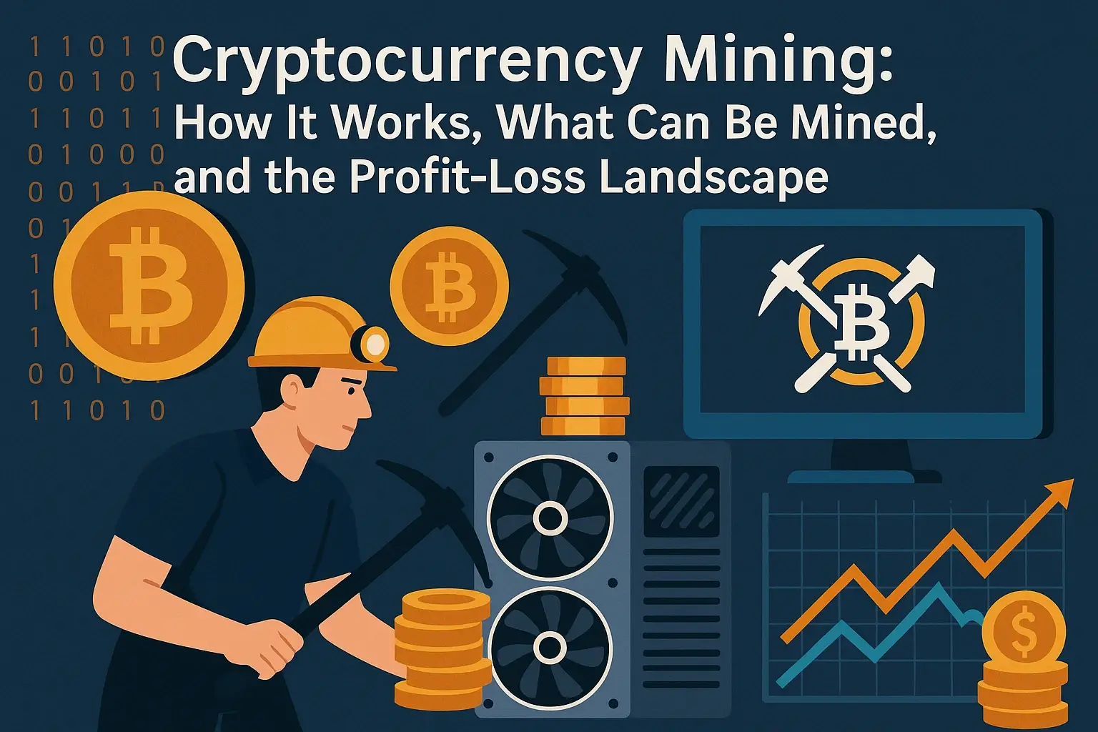 Cryptocurrency Mining: How It Works, What Can Be Mined, and the Profit-Loss Landscape 